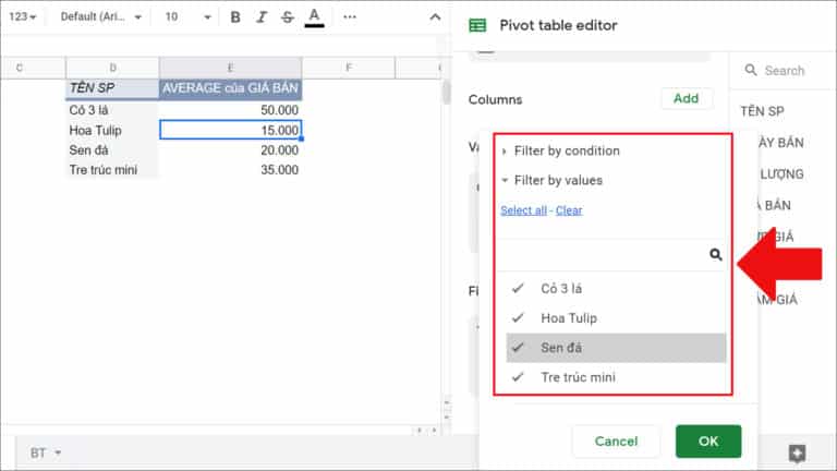 Cách Tạo Bảng Thống Kê Pivot Table Trong Google Sheet Cực Chi Tiết
