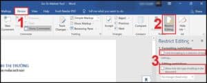 Cách sửa lỗi "The selection is locked" trong Word cực hiệu quả, đơn giản 6 khong danh duoc chu trong word 7 1 800x323 1